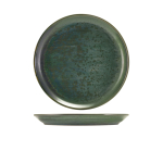TERRA PORCELAIN AQUA GREEN  COUPE PLATE 24CM