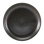 GENWARE TERRA PORCELAIN BLACK COUPE PLATE 7.5"