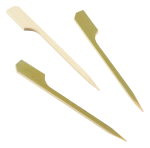 BAMBOO GUN SHAPE PADDLE SKEWER 3.5"
