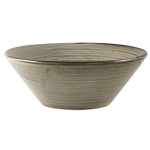 GENWARE TERRA PORCELAIN GREY CONICAL BOWL 19.2OZ