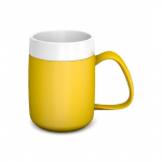ORNAMIN YELLOW XXL HANDLE MUG INTERAL CONE