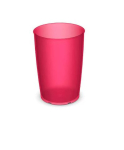 ORNAMIN TRANS RED 250ML TUMBLER