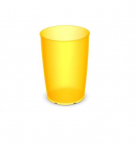 ORNAMIN TRANS YELLOW 250ML TUMBLER