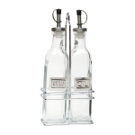 SQUARE OIL & VINEGAR SET 2016 250MM HIGH