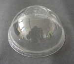 12OZ BIO CLEAR DOMED LID WITHOUT HOLE FITS P16CCBIO