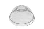 PLA DOME WITH HOLE LID FITS 96MM CUPS
