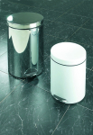 WHITE METAL PEDAL BIN 12LTR CL151-W