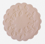 WHITE PAPER COASTER WAX BACKED 90MM