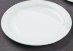 OLYMPIA ATHENA NARROW RIMMED PLATES 226MM/9" X12