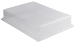 RECTANGULAR PLATTER CLEAR DOMED LID