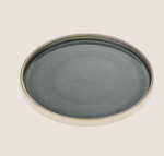 PLAYGROUND NARA GREY ROUND FLAT PLATE RELIEF 27CM X6
