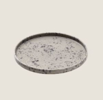 PLAYGROUND NARA SPOTTED LIGHT PLATE FLAT ROUND 21CM X6