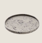 PLAYGROUND NARA SPOTTED LIGHT PLATE FLAT ROUND 27CM X6