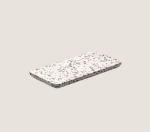 PLAYGROUND STONE TERRAZZO RECT PLATTER DARK 18X9CM X1