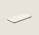 PLAYGROUND STONE TERRAZZO RECT PLATTER LIGHT 18X9CM X1