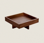 PLAYGROUND ANANTI WALNUT MENAG E ON 4CM STAND SQUARE 18X18CM
