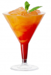 PLASTIC MARTINI GLASS 200ML X48