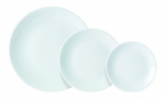 DPS PORCELITE 18CM 7" COUPE SHAPED PLATES X6  187618