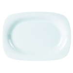 DPS PORCELITE STANDARD RECTANGULAR RIMMED PLATE 12.5X9.5"