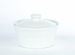 WHITE BAKEWARE CASSEROLE DISH 14X6CM(50CL)/5.5X2.25"
