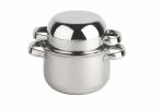 DPS PRESENTATION STAINLS/STEEL MUSSEL POT270CL BASE 120CL LID