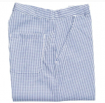 BRIGADE TROUSER BLUE CHECK MEDIUM