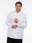 UNISEX BUTTON LONG SLEEVE CHEF JACKET WHITE XXLARGE