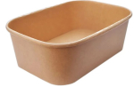 RECTANGULAR KRAFT BOWL 750ML X300 D48101