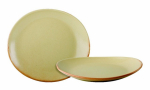 RUSTICO BISTRO OVAL PLATES 21X19CM/8.25X7.25" X12 C01315