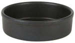 RUSTICO CARBON ROUND TAPAS DISH 14.5CM/5.75"  X12  C33203