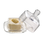 SQUARE BUTTER DISH 9 x 9CM