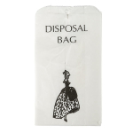 WHITE PAPER SANITARY BAGS 4x6x7 X1000 967