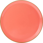 DPS PORCELITE SEASONS CORAL PIZZA PLATE 12.6"