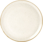 DPS PORCELITE SEASONS OATMEAL PIZZA PLATE 12.6"