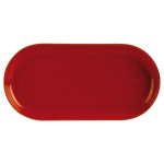 SEASONS MAGMA NARROW OVAL PLATE 32X20CM  X6  118132MA