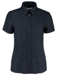 WOMEN'S TAILORED SHORT SLEEVE OXFORD SHIRT FRENCHNAVY UK8