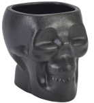 GENWARE CAST IRON EFFECT TIKI SKULL MUG 80CL 11X13.5X12CM