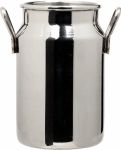 STAINLESS STEEL MINI MILK CHURN 2.5OZ CB0030 X6