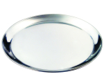 STAINLESS STEEL ROUND TRAY 14" 350MM 52139