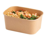 STAGIONE KRAFT PP LINED TRAY 1000ML