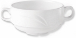 STEELITE ALUMINA VITRIFIED WHITE ALVO VENITIA HANDLED SOUP CUP 10OZ