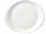 STEELITE ALUMINA VITRIFIED WHITE FREESTYLE PLATE 10"