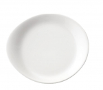 STEELITE ALUMINA VITRIFIED WHITE FREESTYLE PLATE 6.1"