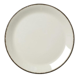 STEELITE ALUMINA VITRIFIED CHARCOAL DAPPLE COUPE PLATE 9"