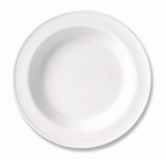 SOUP PLATE 23.0CM 9" RIMMED SIMPLICITY (WHITE) 11010114
