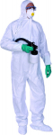 DISPOSABLE BOILER SUIT DG062-m MEDIUM WHITE
