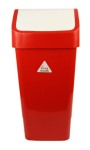SWING TOP BIN RED 50Ltr CL032-R
