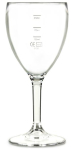 ELITE PREMIUM POLYCARBONATE WINE GLASS 11OZ/325ML LINED 125ML, 175ML & 250ML CE