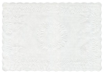 EMBOSSED WHITE TRAYPAPER 12X16"