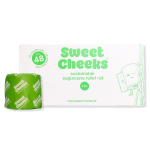 SWEET CHEEKS 2PLY SUGARCANE TOILET ROLL X 24 (400 SHEET)